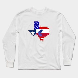 TEXAS Fly Fishing US Long Sleeve T-Shirt